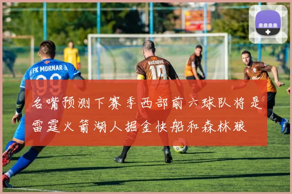 名嘴预测下赛季西部前六球队将是雷霆火箭湖人掘金快船和森林狼
